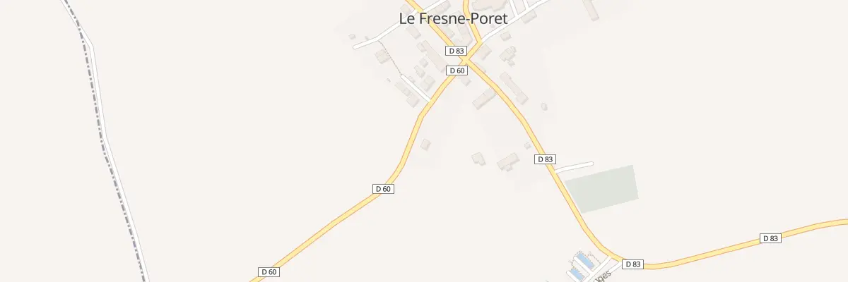 Plan du 1 Rue des Pommiers au Fresne-Poret