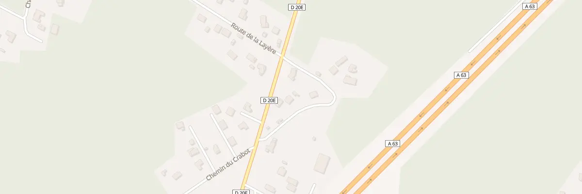 Plan du 3 Rte des Grands Lacs à Saugnac-et-Muret