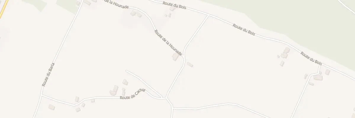 Plan du 117 Rte de la Hounade à Onard