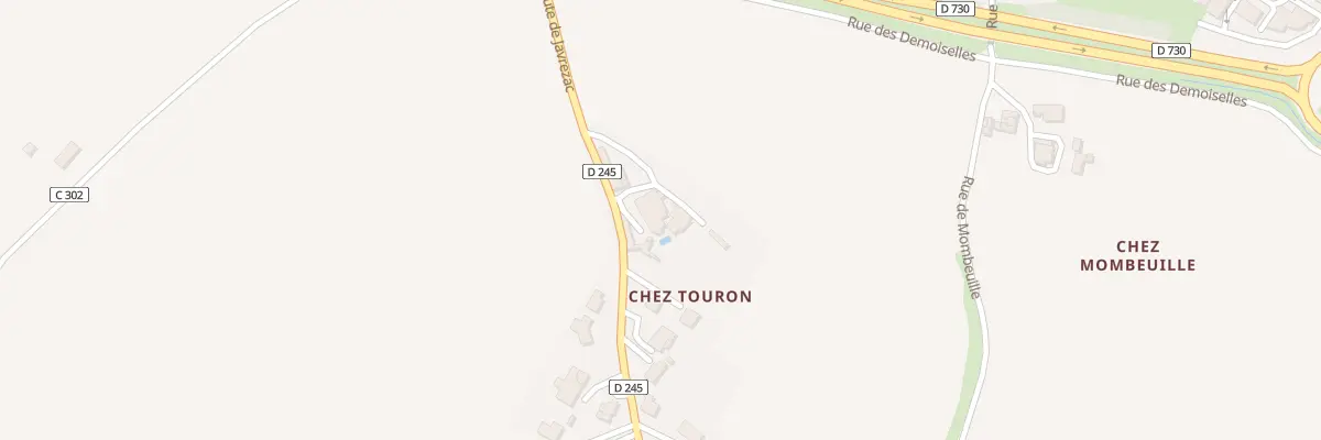 Plan du 21 Rte de Javrezac à Cozes