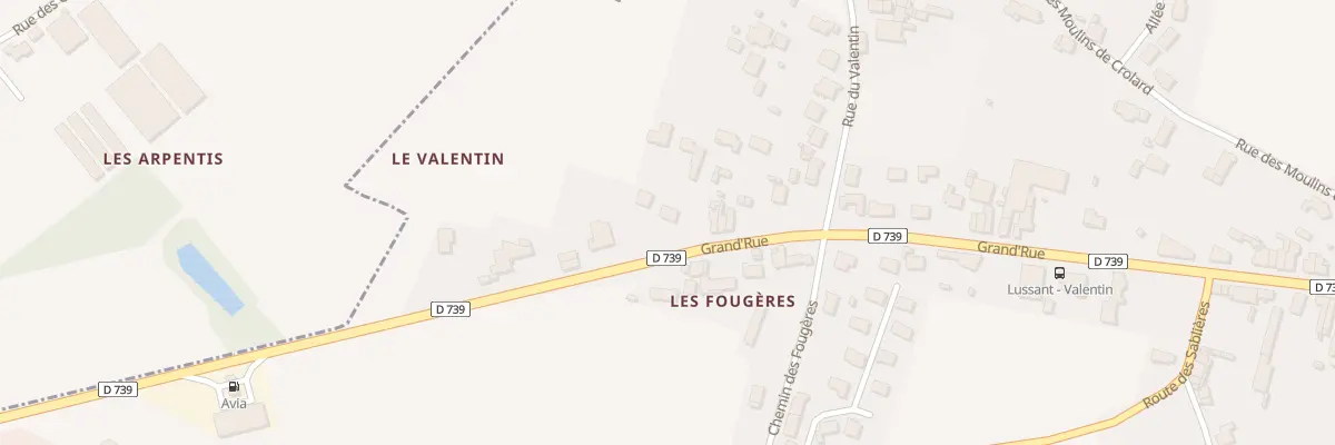 Plan du 104 Gr Grand Rue à Lussant