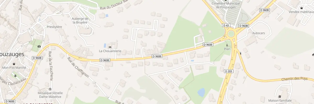 Plan du 49 Rue alphonse delavau à Pouzauges