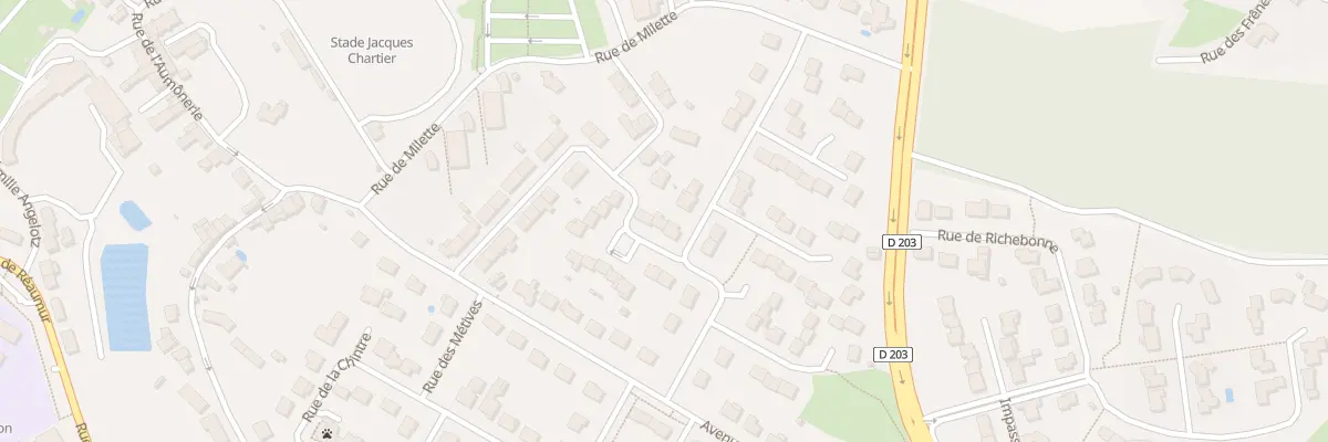 Plan du 25 Rue des cordiers à Pouzauges