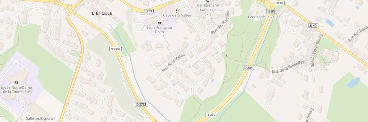 Plan du 41 Rue de la vallée à Pouzauges