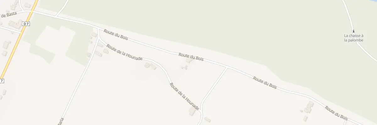 Plan du 444 Rte du Bois à Onard