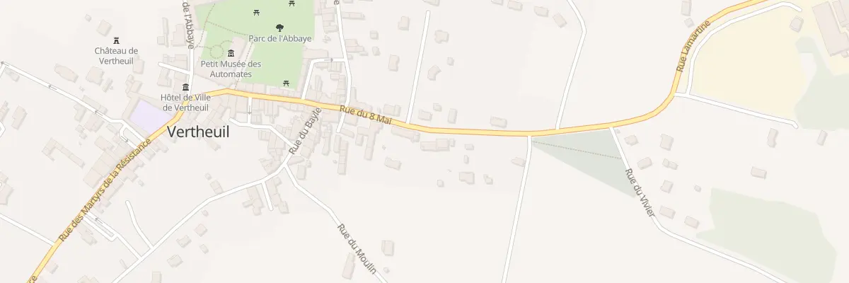 Plan du 36 Rue du Huit Mai à Vertheuil