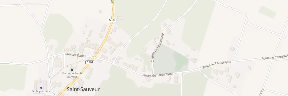 Plan du 3 Che de Fontanabut à Saint-Sauveur