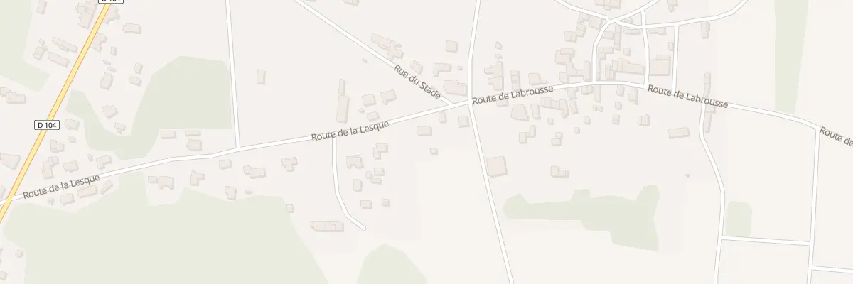 Plan du 16 Rte de la Lesque à Saint-Sauveur