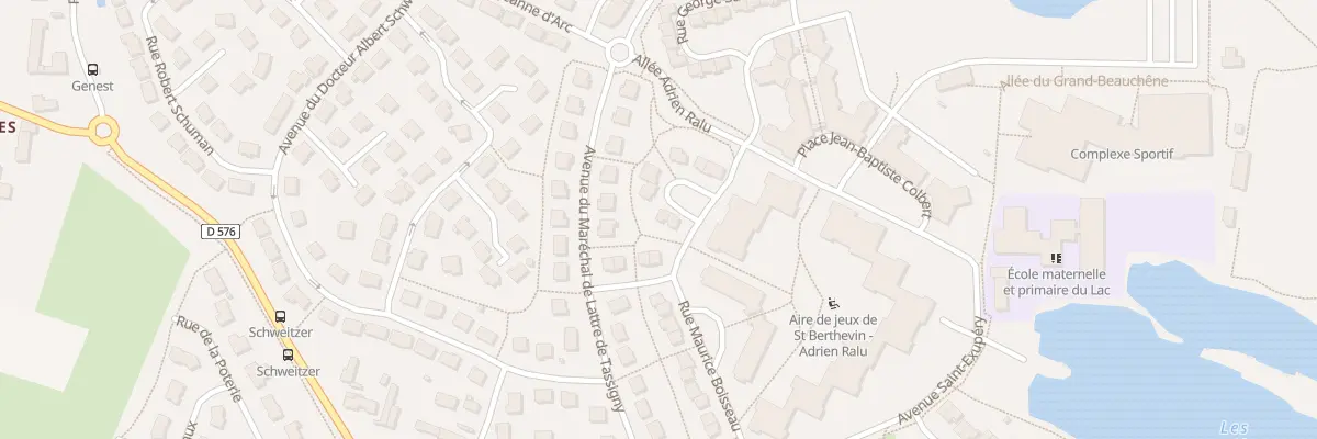 Plan du 25 Rue Maurice Boisseau à Saint-Berthevin