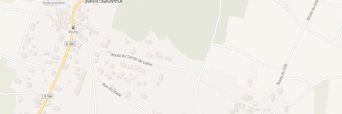 Plan du 9 Rte du Terrier de Lafon à Saint-Sauveur