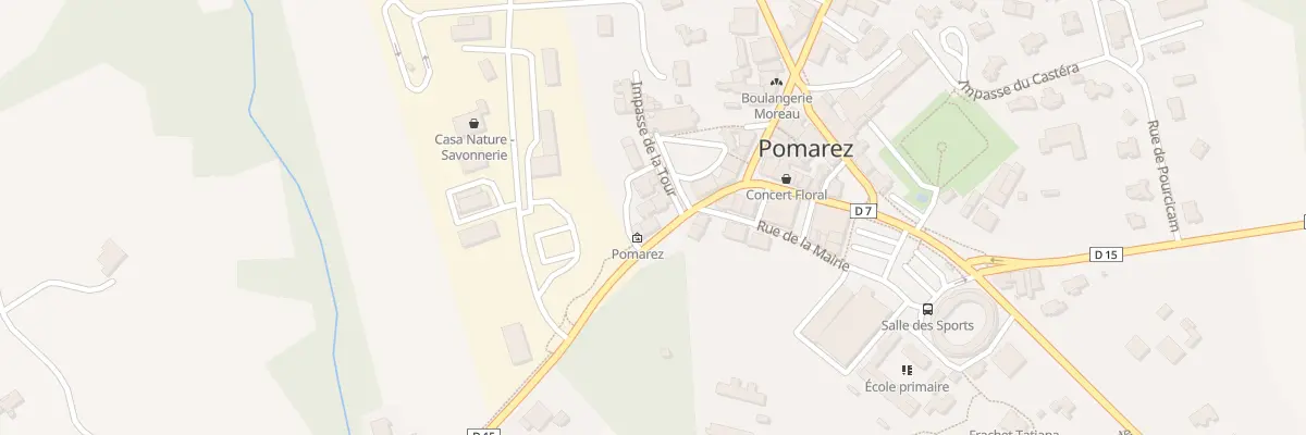 Plan du 70 Av Jean Barbé à Pomarez