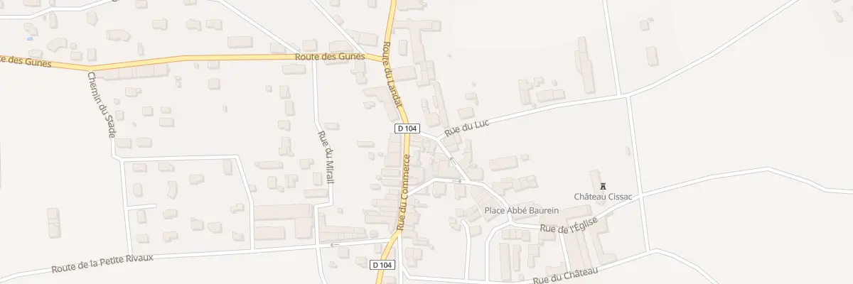 Plan du 3 Rue des Anciens Combattants à Cissac-Médoc