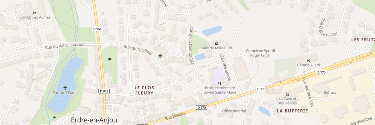 Plan du 15 Sq de l’Europe à Erdre-en-Anjou