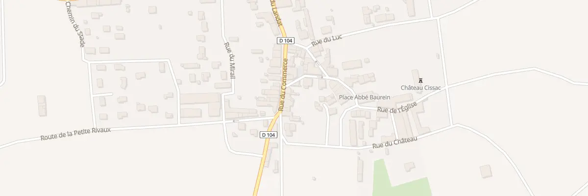 Plan du 37 Le Bourg à Cissac-Médoc