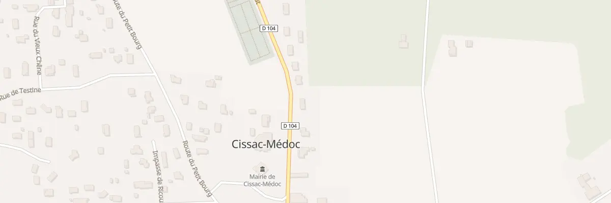 Plan du 92A Le Bourg à Cissac-Médoc