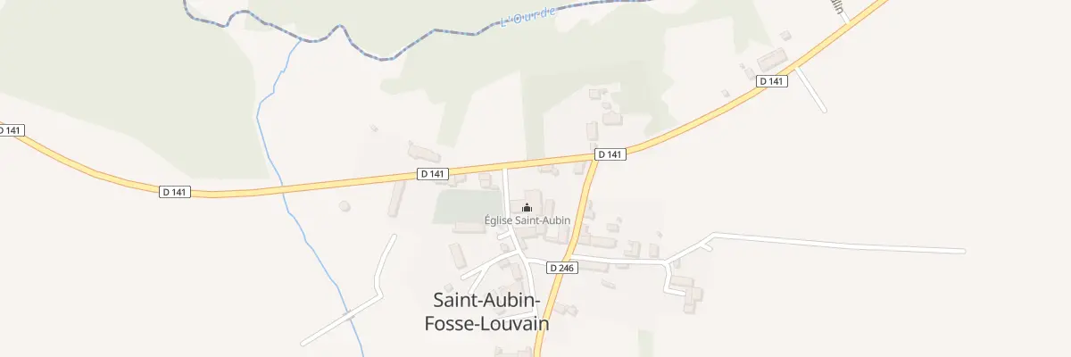 Plan du 2 Rue de la Colmont à Saint-Aubin-Fosse-Louvain