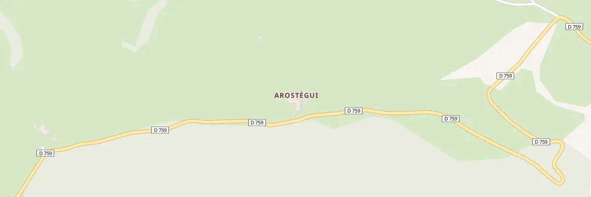 Plan du 5023 Arostegui à Haux