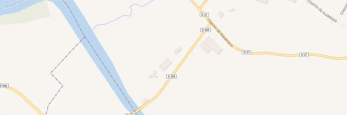 Plan du 2 Cami Deu Gabe de Auloron à Narp