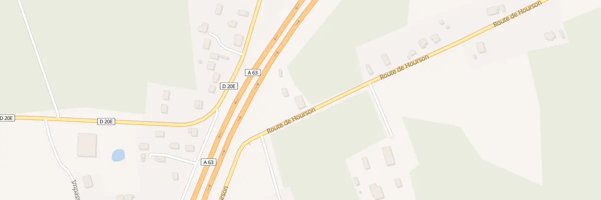 Plan du 54 Rte de Hourson à Saugnac-et-Muret