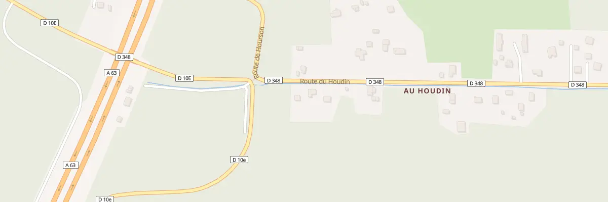Plan du 33 Rte du Houdin à Saugnac-et-Muret