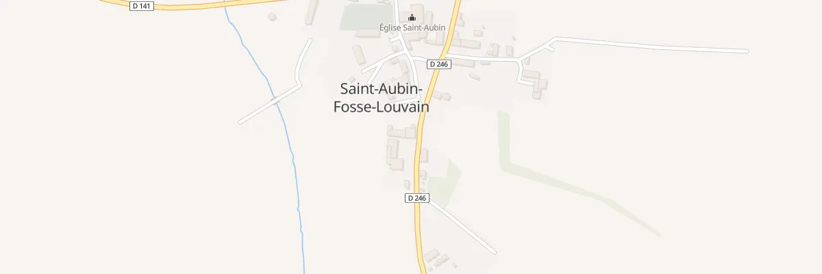 Plan du 10 Rue de la Fosse aux Loups à Saint-Aubin-Fosse-Louvain