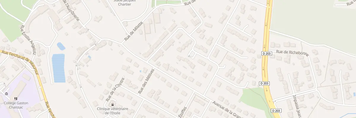 Plan du 30 Rue des cordiers à Pouzauges