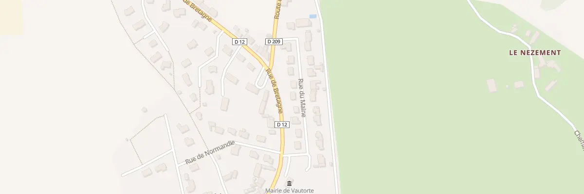 Plan du 9 Rue du Maine à Vautorte