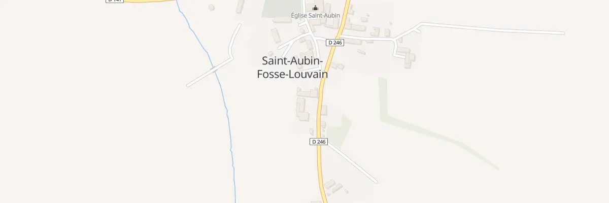 Plan du 12 Rue de la Fosse aux Loups à Saint-Aubin-Fosse-Louvain