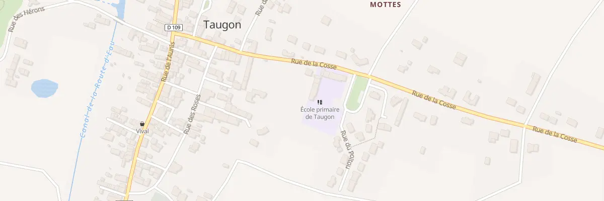 Plan du 17 Rue de la Cosse à Taugon