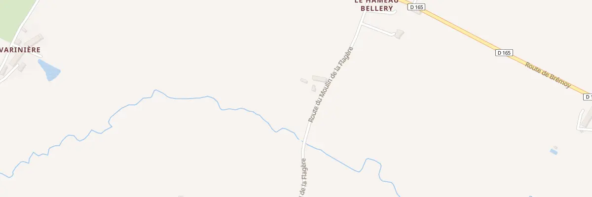 Plan du 4 Rte du Moulin de la Flagère à Souleuvre en Bocage