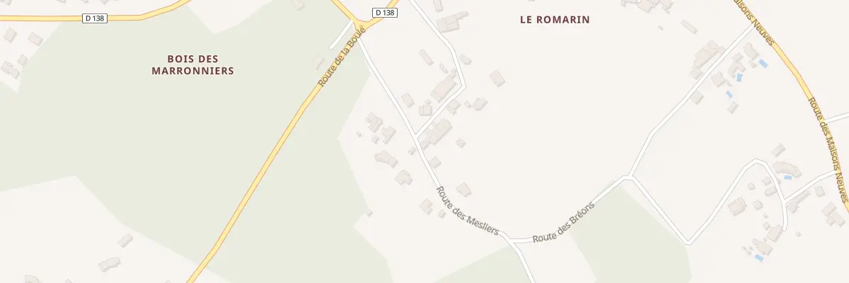 Plan du 25 Rte de Chez Guitton à Meursac