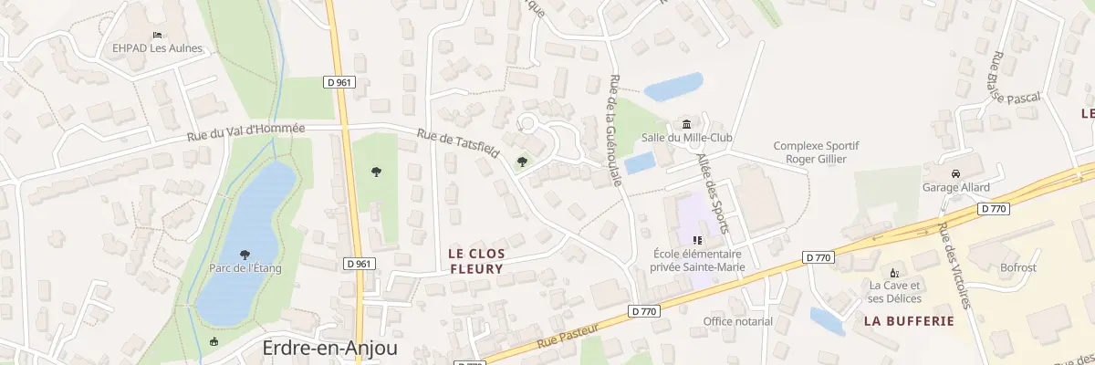 Plan du 3 Sq de l’Europe à Erdre-en-Anjou