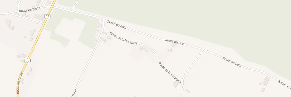 Plan du 307 Rte de la Hounade à Onard