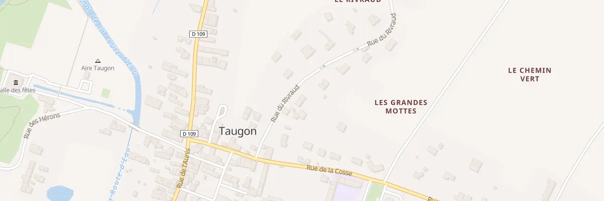 Plan du 7 Rue du Rivraud à Taugon