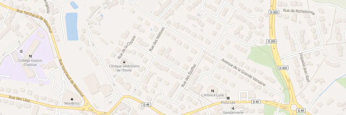 Plan du 3 Rue du bois de gadrelle à Pouzauges