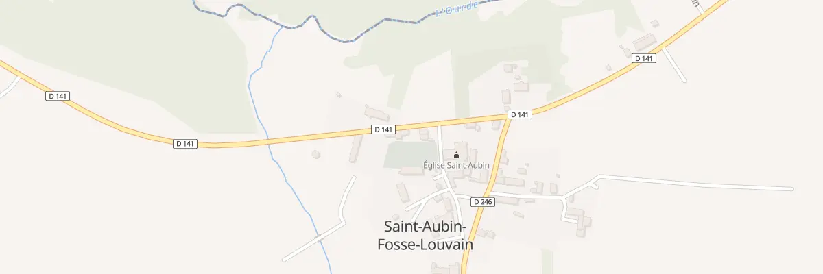 Plan du 3 Rue de la Tour à Saint-Aubin-Fosse-Louvain
