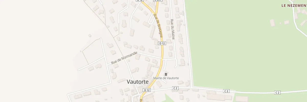 Plan du 2 Rue de Normandie à Vautorte