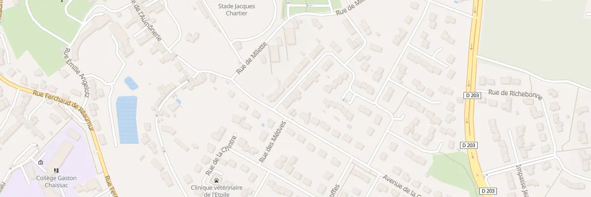 Plan du 6 Rue des cordiers à Pouzauges