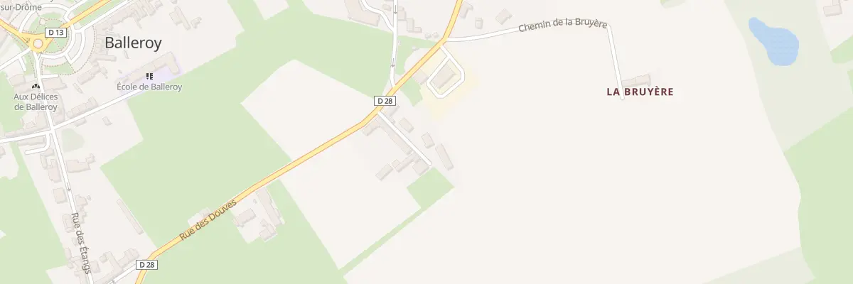 Plan du 5450F Rue des Douves (Balleroy) à Balleroy-sur-Drôme