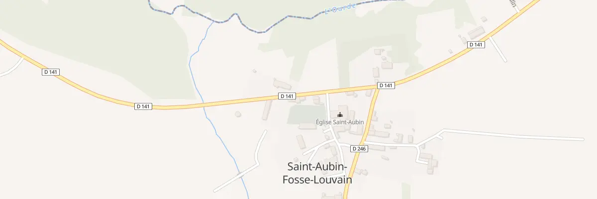 Plan du 5 Rue de la Tour à Saint-Aubin-Fosse-Louvain