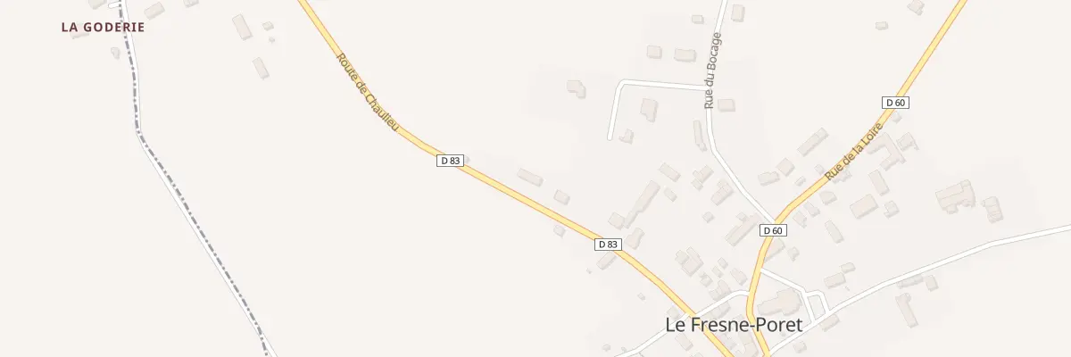 Plan du 1 La Goderie au Fresne-Poret