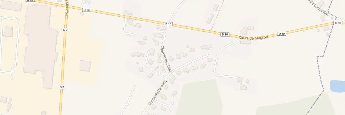 Plan du 379 Rte de Bertricq à Saint-Geours-d’Auribat