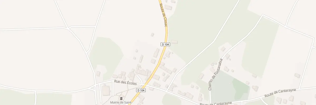 Plan du 3 Rte de Cissac à Saint-Sauveur
