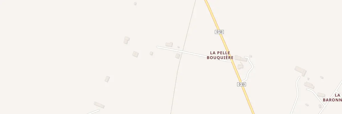 Plan du 1 Rte de la Pelle Bouquiere Le T à Souleuvre en Bocage