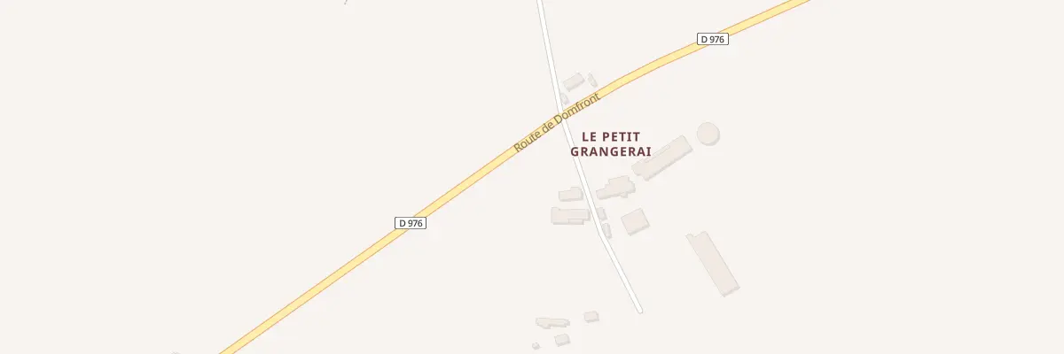 Plan du 10 Rte de Domfront - Le Teilleul au Teilleul