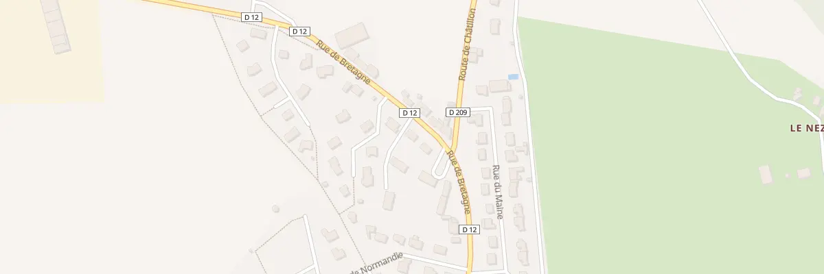 Plan du 25 Rue de Bretagne à Vautorte