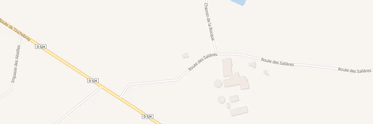 Plan du 215 Rte des Salieres - Roullours à Vire Normandie