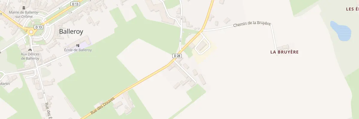 Plan du 20 Rue des Douves (Balleroy) à Balleroy-sur-Drôme