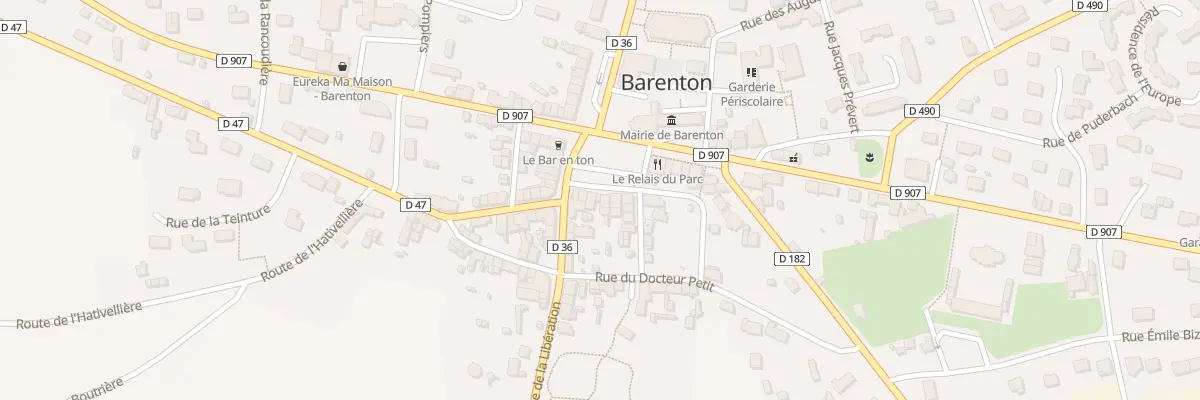 Plan du 24 Rue Soeur Marie Antoinette à Barenton