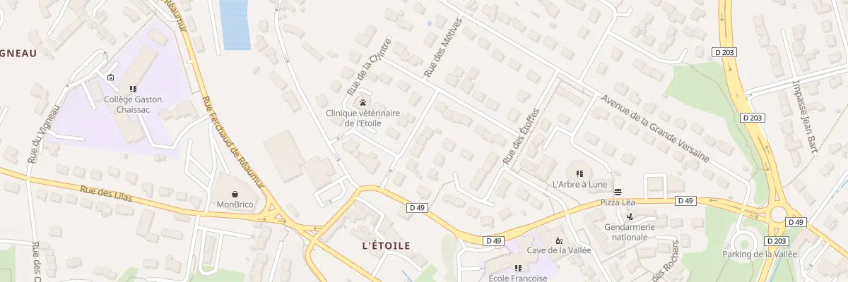 Plan du 3 Rue de la chintre à Pouzauges